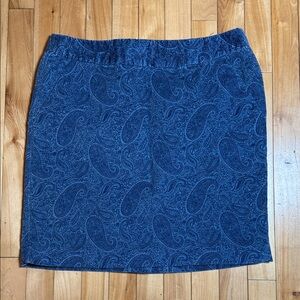 Blue Paisley Women's Skirt